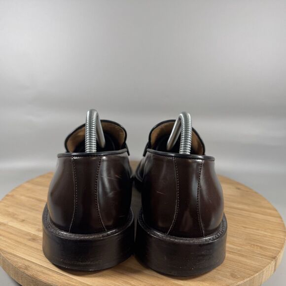 S Cole Haan Penny Loafers Mens 9.5 M Brown Leather Made in Italy - Picture 4 of 8